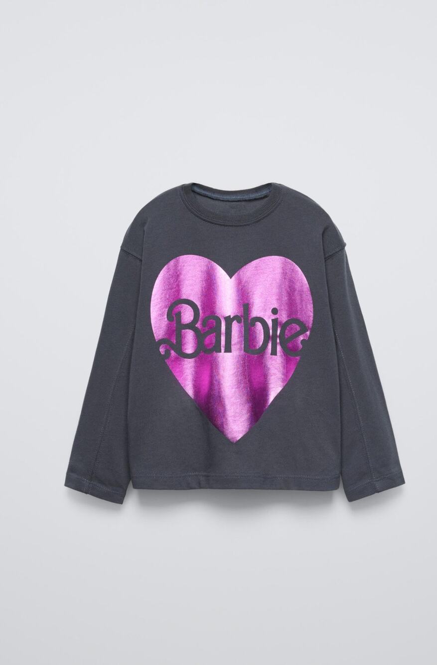 Zara x Barbie Foil Tee